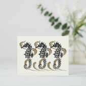 ヴェルヌイユアールヌーボーシーホース葉書 ポストカード (スタンド正面)