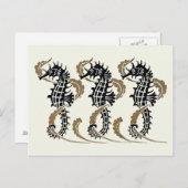 ヴェルヌイユアールヌーボーシーホース葉書 ポストカード (正面/裏面)