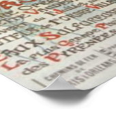 ヴェルネットレベインズアブストラル美 ポスター (角)