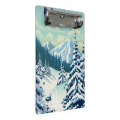 ヴェルビエ・スイス旅行ポスター ミニクリップボード (アングル)