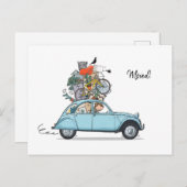 ヴェルフイスカアールシトロエンエンドブラウウ ポストカード (正面/裏面)