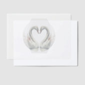 ヴェルムオーバーレイ紙 ベラム紙招待状 (オフセット)