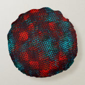 ヴェルメロのカジュアルなリスカドス・デ・コル ラウンドクッション (裏面)