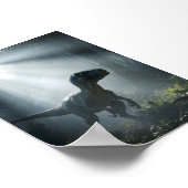 ヴェロキラプトル恐竜 ポスター (角)