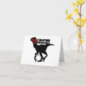 ヴェロキラプトル認識度デイ カード (黄色い花)