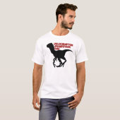 ヴェロキラプトル認識度デイ Tシャツ (正面フル)