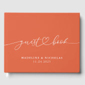 ヴェロナサンセットラシンプルクモダンド結婚ラシズ ゲストブック (正面)