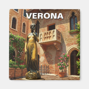ヴェロナジュリエット像バルコニーイタリア旅行 マグネット