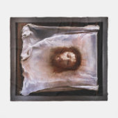 ヴェロニカのヴェールbyドメニコ・フェッティ フリースブランケット (正面(横))