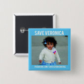 ヴェロニカボタンを救って下さい 缶バッジ (正面&裏面)