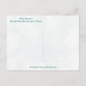 ヴェロビーチフロリダオーシャンフロントからメリークリスマス シーズンポストカード (裏面)