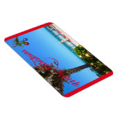 ヴェロビーチフロリダオーシャンフロントからメリークリスマス マグネット (右側)