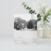 ヴェロピードとオートバイ ポストカード (スタンド正面)