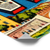 ヴェローナからのヴィンテージ・グリーティング・ポスター ポスター (角)