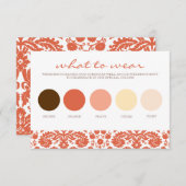 ヴェローナのサンセットの服装 エンクロージャーカード (正面/裏面)