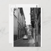 ヴェローナのフィアット・クインケチェント ポストカード (正面/裏面)