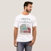 ヴェローナの円形競技場 Tシャツ (正面フル)