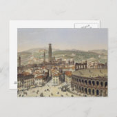 ヴェローナの眺め、L.チェルブイン刻印 ポストカード (正面/裏面)