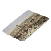 ヴェローナの眺め、L.チェルブイン刻印 マグネット (左側)