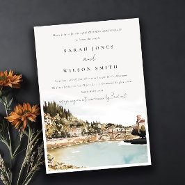 ヴェローナアディゲリバー結婚イタリア記念日 招待状