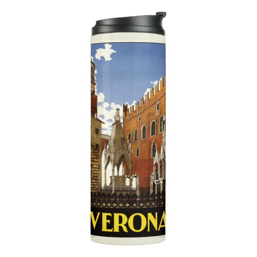 ヴェローナイタリアのヴィンテージ旅行タンブラー タンブラー (回転左)