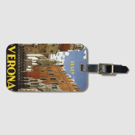 ヴェローナイタリアのヴィンテージ旅行ポスター ラゲッジタグ