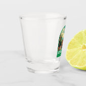 ヴェローナイタリアトラベルアートヴィンテージ ショットグラス (左)