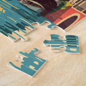 ヴェローナイタリアトラベルアートヴィンテージ ジグソーパズル (側面)