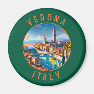 ヴェローナイタリアレトロ動揺してサークル マグネット