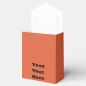 ヴェローナサンセットオレンジソリッドカラー フェイバーボックス (オープン)