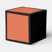 ヴェローナサンセットオレンジソリッドカラー フェイバーボックス (裏面サイド)