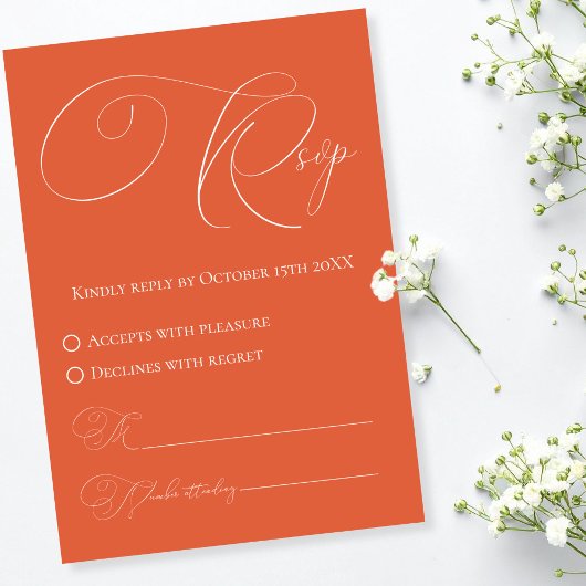 ヴェローナサンセット　出欠確認カード 出欠カード