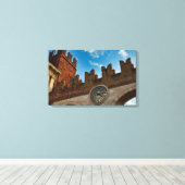 ヴェローナ（イタリア）「ポルトーニデッラブラ」 キャンバスプリント (インサイチュ (ウッドフロア))