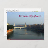 ヴェローナ、恋の都 ポストカード (正面/裏面)