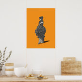 ヴェンセスラス・ホラーによる謎の仮面の女 ポスター (キッチン)