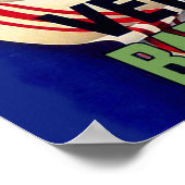 ヴェンティミリア、マッジオ、イタリア、フラワーバトルの女の子 ポスター (角)