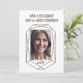 ヴェンAセレブラミス68アニョスフィエスタデクンプレーニョス 招待状 (スタンド正面)