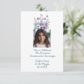 ヴェンAセレブラミプリメラコムニオンコンフォートフローレス サンキューカード (スタンド正面)