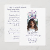 ヴェンAセレブラミプリメラコムニオンコンフォートフローレス サンキューカード (正面/裏面)