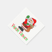 ヴェーゼルヴァノチェコクリスマスサンタナプキンス スタンダードカクテルナプキン (角)