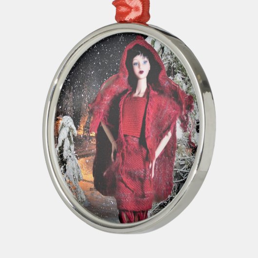 ヴェーダの手織りファッションクリスマスオーナメント メタルオーナメント (左)