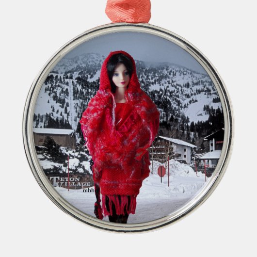 ヴェーダの手織り織機成形ファッションオーナメント メタルオーナメント (正面)