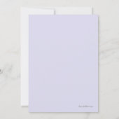 ヴェールが美しい花嫁の結婚前パーティー招待状 招待状 (裏面)