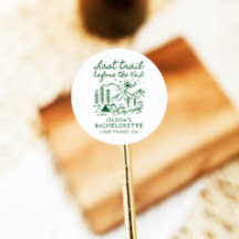 ヴェールの前の最後のトレイル ブライズメイドパーティー