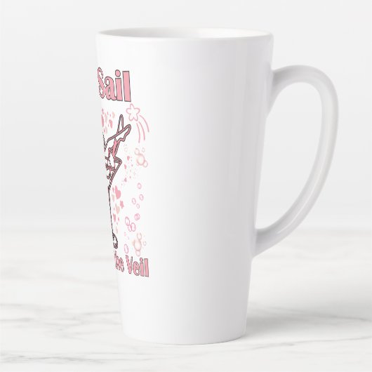 ヴェールの前の最後の航海パーティTシャツ カフェラテマグ (右)