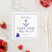 ヴェールの前の最後の航海 ブライズメイドウィークエンド スタンダードカクテルナプキン (インサイチュ)