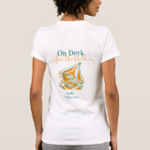 ヴェールの前の最後の航海  ブライズメイドパーティー Tシャツ (裏面)