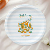 ヴェールの前の最後の航海  花嫁のお別れパーティー ペーパープレート