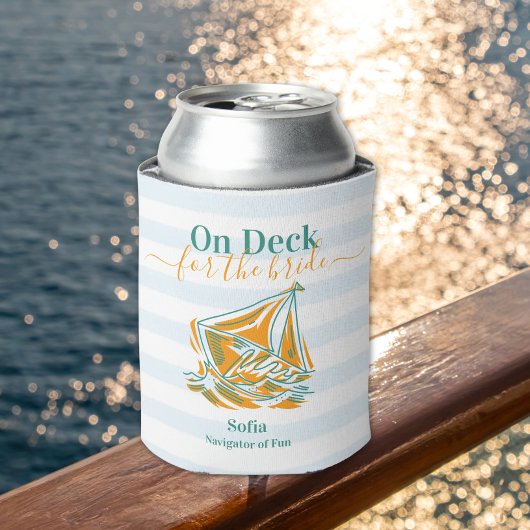 ヴェールの前の最後の航海  花嫁のお別れパーティー 缶クーラー
