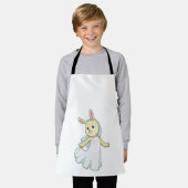ヴェールをまとったウサギの花嫁 エプロン (着用した状態)